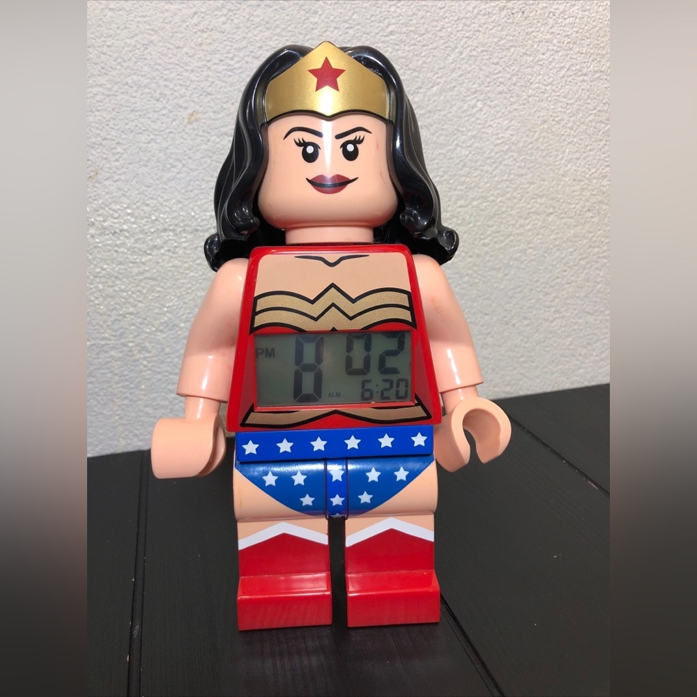 LEGO Wonder Woman DC Comics Super Heroes Digital Alarm Clock 2016